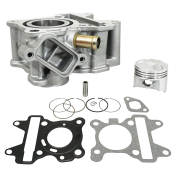 CYLINDRE SCOOT ADAPTABLE MBK 50 BOOSTER X, OVETTO, NITRO 4T / YAMAHA 50 NEO'S, AEROX 4T 3 SOUPAPES (DIAM 38 mm) -P2R- 3700948098752