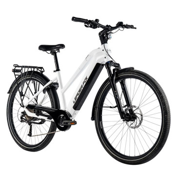 VELO ELECTRIQUE/VAE CITY 29 LEADER FOX SANDY 2024 FEMME BLANC BRILLANT 9V MOTEUR ROUE AR BAFANG 36V 45Nm BATTERIE 20Ah (18'' - H46cm - TAILLE M - POUR ADULTE DE 168cm à 178cm) 8592826043115