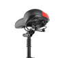 SELLE POUR TROTTINETTE XIAOMI M365 PRO, ES1, ES2, ES4, 1S, ESSENTIAL PRO2, NOIR (SUPPORT, TIGE DE SELLE ET SELLE) -SELECTION P2R- 3700948308189