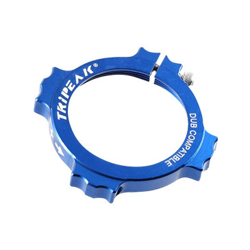 ECROU/BAGUE REGLAGE PRE-CONTRAINTE DE PEDALIER TRIPEAK POUR SRAM DUB BLEU FONCE 4710243287736