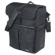 SACOCHE ARRIERE VELO LATERALE SAC BANDOULIERE BASIL MOVE COMMUTER DROIT/GAUCHE 15L FIXATION MIK CROCHETS POUR PORTE BAGAGE 8715019184260