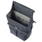 SACOCHE ARRIERE VELO LATERALE SAC BANDOULIERE BASIL MOVE COMMUTER NOIR DROIT/GAUCHE 15L FIXATION MIK HOOKS POUR PORTE BAGAGE 8715019184260