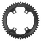 PLATEAU ROUTE 4BRA D.110 POUR SHIMANO ULTEGRA R8100/FC-08 DURA-ACE R9200/FC-09 105 R7100 TA X110 48DTS EXTERIEUR NOIR 12V. (PENSER A COMMANDER LE KIT INTRAVIS CORRESPONDANT) 3662458018463