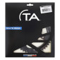 PLATEAU ROUTE 4BRA D.110 POUR SHIMANO ULTEGRA R8100/FC-08 DURA-ACE R9200/FC-09 105 R7100 TA X110 48DTS EXTERIEUR NOIR 12V. (PENSER A COMMANDER LE KIT INTRAVIS CORRESPONDANT) 3662458018463