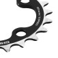 PLATEAU VTT 4BRA D.64 TA CHINOOK 22DTS INTERIEUR DOUBLE/TRIPLE NOIR ALU POUR SHIMANO / SRAM / RACE FACE / FSA 9V. 3662458000161