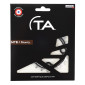 PLATEAU VTT 4BRA D.64 TA CHINOOK 22DTS INTERIEUR DOUBLE/TRIPLE NOIR ALU POUR SHIMANO / SRAM / RACE FACE / FSA 9V. 3662458000161