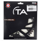 PLATEAU GRAVEL 5BRA D.110 POUR SHIMANO GRX MONO TA 110 ONE 42DTS COMPATIBLE SHIMANO/SRAM NOIR 10/11/(12V SRAM) 3662458007788