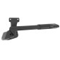 BEQUILLE VELO LATERALE ARRIERE NEWTON 26-29'' NOIR REGLABLE FIXATION 2 VIS SUR BASE ENTRAXE 40mm - SUPPORTE 50KGS 3700948302019