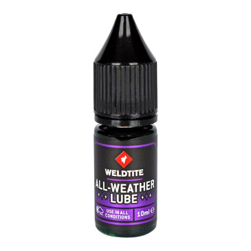 LUBRIFIANT VELO CHAINE WELDTITE ALL WEATHER TOUTES CONDITIONS (10ml) 5013863031116
