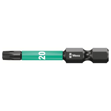 EMBOUT WERA 867/4 IMP DC IMPAKTOR SB 1/4 TORX TX 20 L 50 mm -MARQUE ALLEMANDE POUR LES ATELIERS- 4013288163257