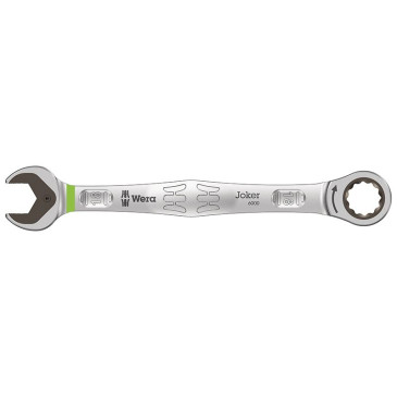 CLE MIXTE A CLIQUET WERA 6000 JOKER 18 mm (AVEC FONCTION RETENUE) CHROME MOLY (VENDU A L'UNITE) -MARQUE ALLEMANDE POUR LES ATELIERS- 4013288167408