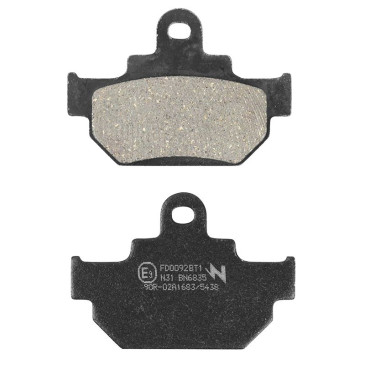 PLAQUETTE DE FREIN NEWFREN POUR SUZUKI 125 GZ MARAUDER 1998>2011 AV, 250 GZ MARAUDER 1999>2008 AV, 125 VL INTRUDER 2000>2008 AV, 250 VL INTRUDER 2000>2007 AV (FD0092BT1) (TOURING ORGANIQUE) 8025832419877