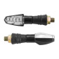 CLIGNOTANT UNIVERSEL REPLAY VIPER 9 LEDS TRANSPARENT/NOIR (PAIRE) ** 3700948032985