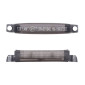 TURN SIGNAL (UNIVERSAL) REPLAY- BAR SHAPED-SMOKED -LEDS- (L 59mm / H 9mm / W 10mm) (8 LEDS ORANGE) -CEE APPROVED- (PAIR) 3700948032305