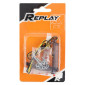 TURN SIGNAL (UNIVERSAL) REPLAY- BAR SHAPED-SMOKED -LEDS- (L 59mm / H 9mm / W 10mm) (8 LEDS ORANGE) -CEE APPROVED- (PAIR) 3700948032305