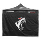 TENTE PADDOCK VOCA RACING 3x3M NOIR STRUCTURE ALU (AVEC SAC DE TRANSPORT ET CLOISONS) 3700948284964