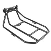 PORTE BAGAGE VELO AVANT FIXATION SUR CINTRE/GUIDON NEWTON PANIER 22.0X24.0cm ALU NOIR - SUPPORTE 5KGS 3700948302026