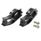 PORTE BAGAGE VELO AVANT FIXATION SUR CINTRE/GUIDON NEWTON PANIER 22.0X24.0cm ALU NOIR - SUPPORTE 5KGS 3700948302026