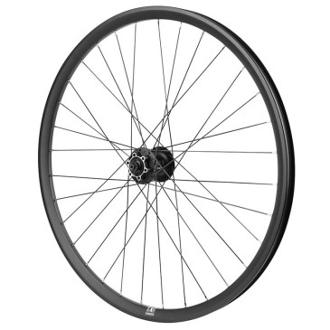 ROUE VTT DISQUE BLOCAGE 27.5" PULSE DOUBLE PAROI AVANT MOYEU SHIMANO M475 DEORE DISC 6 TROUS TUBELESS READY NOIR JANTE 23C 32 RAYONS -MAX LOAD 150kgs- 3660429748296