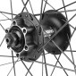 ROUE VTT DISQUE BLOCAGE 27.5" PULSE DOUBLE PAROI AVANT MOYEU SHIMANO M475 DEORE DISC 6 TROUS TUBELESS READY NOIR JANTE 23C 32 RAYONS -MAX LOAD 150kgs- 3660429748296