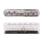 CLIGNOTANT UNIVERSEL REPLAY BARETTE MINI 12 LEDS TRANSPARENT/NOIR (L 40 mm / H 8 mm / L 13 mm) (HOMOLOGUE CE) (PAIRE) 3700948032312