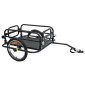 REMORQUE VELO UTILITAIRE PLIABLE MAXI 30Kgs (L69x47xH26.5) AVEC DE ROUES 16'' FIXATION AXE DE ROUE AR (COMPATIBLE AXE PLEIN ECROU / BLOCAGE RAPIDE) 3700256044465