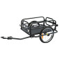 REMORQUE VELO UTILITAIRE PLIABLE MAXI 30Kgs (L69x47xH26.5) AVEC DE ROUES 16'' FIXATION AXE DE ROUE AR (COMPATIBLE AXE PLEIN ECROU / BLOCAGE RAPIDE) 3700256044465