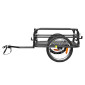 REMORQUE VELO UTILITAIRE PLIABLE MAXI 30Kgs (L69x47xH26.5) AVEC DE ROUES 16'' FIXATION AXE DE ROUE AR (COMPATIBLE AXE PLEIN ECROU / BLOCAGE RAPIDE) 3700256044465