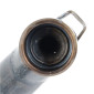 EXHAUST FOR 50cc MOTORBIKE VOCA ROOKIE FOR MINARELLI 50 AM6, BETA 50 RR/RIEJU 50 RS3, RS2, RS1, MRT, SMX, RMX, RR/PEUGEOT 50 XPS, XP6/MBK 50 X-POWER, X-LIMIT/YAMAHA 50 TZR, DTR (LOW MOUNTING - RED ALUMINIUM SILENCER) 3700948183335