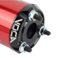 POT 50 A BOITE VOCA CHROMED POUR MINARELLI 50 AM6, BETA 50 RR 1999>2011/RIEJU 50 MRT, SMX, RMX, RR/PEUGEOT 50 XPS, XP6/MBK 50 X-LIMIT/YAMAHA 50 DTR (PASSAGE BAS - SILENCIEUX ALU ROUGE) 3700948183373