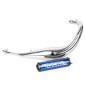 POT 50 A BOITE VOCA CHROMED POUR MINARELLI 50 AM6, BETA 50 RR 1999>2011/RIEJU 50 MRT, SMX, RMX, RR/PEUGEOT 50 XPS, XP6/MBK 50 X-LIMIT/YAMAHA 50 DTR (PASSAGE BAS - SILENCIEUX ALU BLEU) 3700948184868