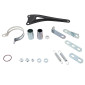 POT 50 A BOITE VOCA CHROMED POUR MINARELLI 50 AM6, BETA 50 RR 1999>2011/RIEJU 50 MRT, SMX, RMX, RR/PEUGEOT 50 XPS, XP6/MBK 50 X-LIMIT/YAMAHA 50 DTR (PASSAGE BAS - SILENCIEUX ALU BLEU) 3700948184868