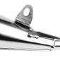 POT 50 A BOITE VOCA CHROMED POUR MINARELLI 50 AM6, BETA 50 RR 1999>2011/RIEJU 50 MRT, SMX, RMX, RR/PEUGEOT 50 XPS, XP6/MBK 50 X-LIMIT/YAMAHA 50 DTR (PASSAGE BAS - SILENCIEUX ALU BLEU) 3700948184868