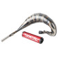 EXHAUST FOR 50cc MOTORBIKE- VOCA CROSS ROOKIE FOR BETA 50 RR 2021> (TOP/RIGHT MOUNTING - ALUMINIUM RED SILENCER) 3700948276105