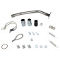 EXHAUST FOR 50cc MOTORBIKE- VOCA CROSS ROOKIE FOR BETA 50 RR 2021> (TOP/RIGHT MOUNTING - ALUMINIUM RED SILENCER) 3700948276105