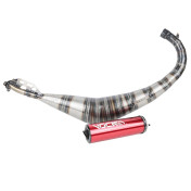 POT 50 A BOITE VOCA ROOKIE POUR FANTIC 50 XE, XM 2021> (PASSAGE BAS - SILENCIEUX ALU ROUGE) 3700948300671