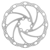 DISQUE DE FREIN ROUTE / VTT 6 TROUS TEKTRO 160mm ARGENT POUR TOUT TYPE DE PLAQUETTE (MONTAGE ATELIER) 3667385001700