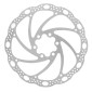 DISQUE DE FREIN ROUTE / VTT 6 TROUS TEKTRO 160mm ARGENT POUR TOUT TYPE DE PLAQUETTE (MONTAGE ATELIER) 3667385001700