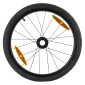 ROUE REMORQUE VELO 20" MOYEU FUSEE RAYON AVEC PNEU + CHAMBRE (DROITE) - POUR REMORQUE 161054 5604415150265