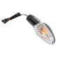 CLIGNOTANT MOTO ADAPTABLE HONDA 125 CBF 2009>, CBR R 2011> TRANSPARENT/NOIR AR DROIT OU AV DROIT (HOMOLOGUE CE) -SELECTION P2R- 8430525137899