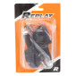 TURN SIGNAL (UNIVERSAL) REPLAY PYRAMID - ORANGE/BLACK -SHORT -CEE APPROVED- (PAIR) (L 93mm / H 35mm / Wd 51mm) 3700948032800
