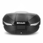 TOP CASE SHAD SH58X EXPANDABLE NOIR/CARBONE 58L AVEC PLATINE (3 VOLUMES POSSIBLES 46/52/58L) CONTENANCE 2 CASQUES INTEGRAUX (L61xH27xP48cm) (D0B58206) 8430358666351