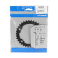 CHAINRING FOR ROAD BIKE- 34T. Ø 110 - 4 ARMS-INNER- SHIMANO 105 R7000 11 SPEED-. BLACK 4550170468163