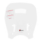 BULLE/SAUTE VENT MOTO POUR YAMAHA 900 XSR 2016>2019 TRANSPARENTE (HIGHT HAUTEUR 400mm) -FACO- 3700948229439