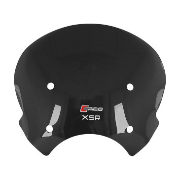 BULLE/SAUTE VENT MOTO POUR YAMAHA 900 XSR 2016>2019 FUME (SHORT HAUTEUR 300mm) -FACO- 3700948229392
