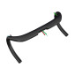 HANDLEBAR- FOR ROAD BIKE- DEDA SUPERZERO DCR ALUMINIUM BLACK Ø 31,8 EXTERNAL Wd 42 ( INTERNAL CABLES ROUTING) 8052783484449