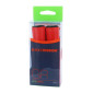 POIGNEE CITY/VTT BIKE RIBBON SILICONE SOFT ROUGE 22mm L 130mm (PAIRE) 8027312008731