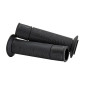 GRIP - DOMINO ORIGINAL- ON ROAD A450 ANTHRACITE/BLACK OPEN END (PAIR). 8033900017269