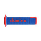 GRIP - DOMINO ORIGINAL- ON ROAD A450 BLUE/RED OPEN END (PAIR). 8033900016293