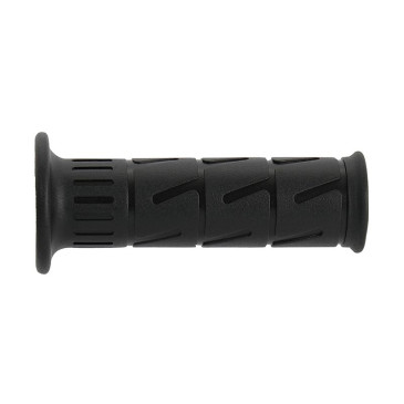 GRIP - DOMINO ORIGINAL- ON ROAD 6754 KAWASAKI STYLE Black OPEN END 115mm (PAIR) 8033900009387